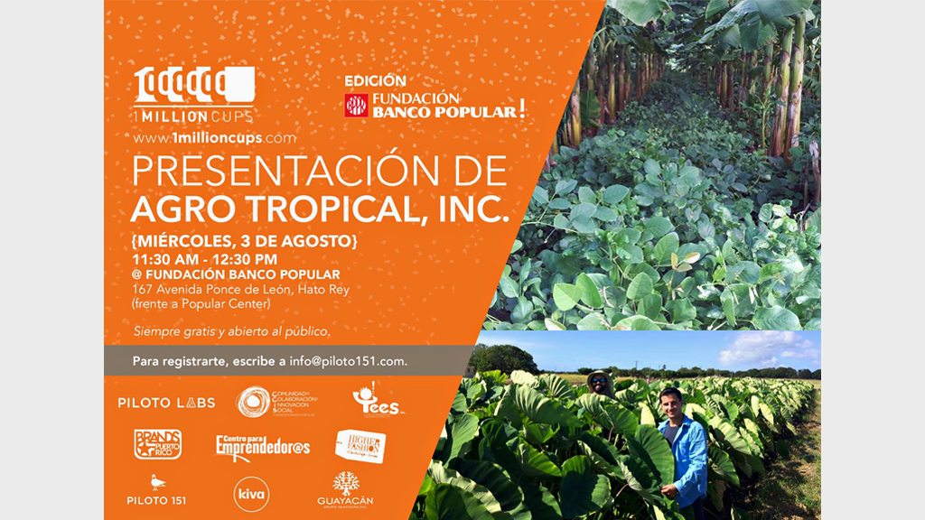 2016. Agro Tropical es ponente en evento de la Fundación Banco Popular de Puerto Rico.